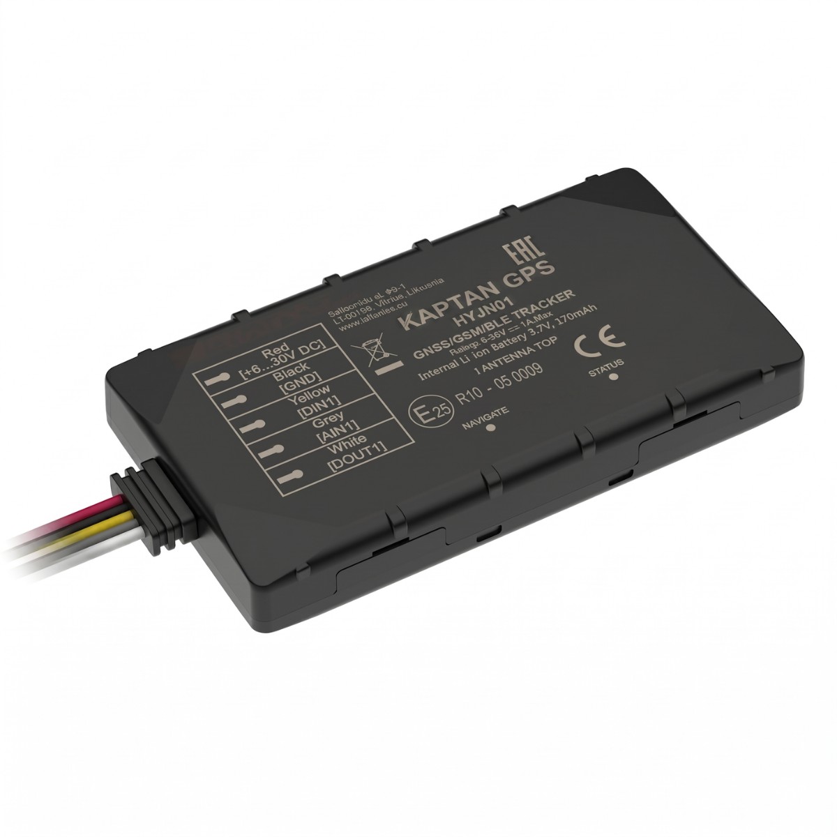 HYJN01 GPS Device Side View
