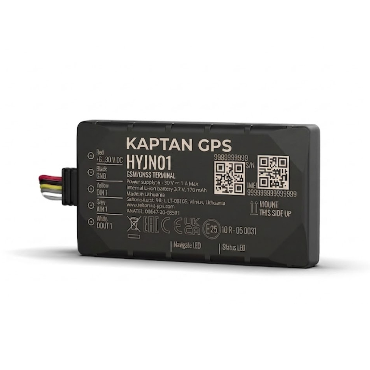 HYJN01 GPS Device Front View